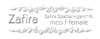 ZAFIRA Special Agent *PL